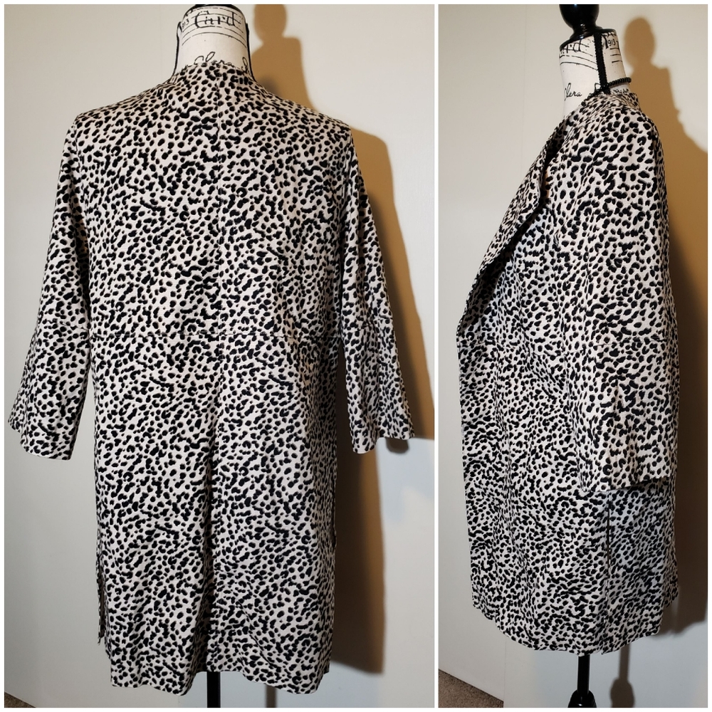 NEW H&M Animal Print Jacket size 12 - Picture 2 of 6